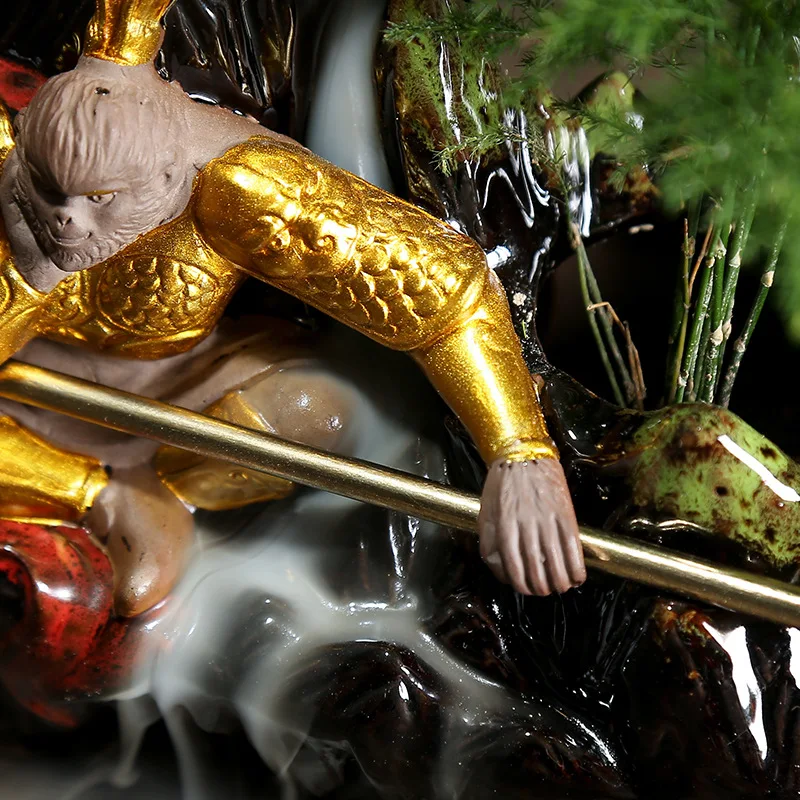 

YeFine Monkey King Reflows Incense Burner Tea Ceremony Creative Decorations