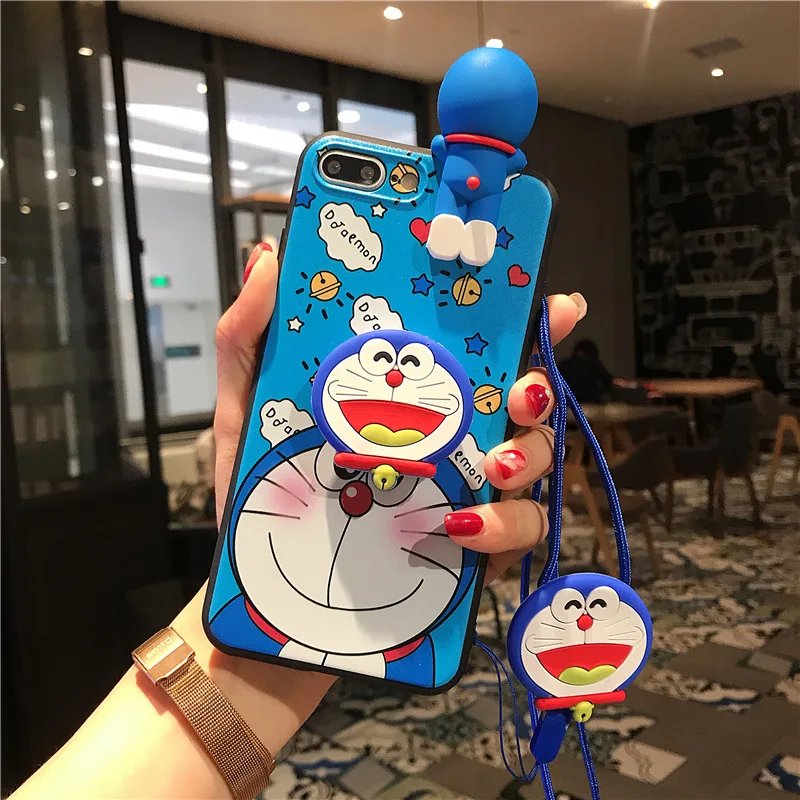 Iphone X XS 8 7 6s Plus Capinhas Тонкий Модный противоударный мультяшный милый дешевый чехол для телефона iphone XR 8 - Цвет: Blue jingle
