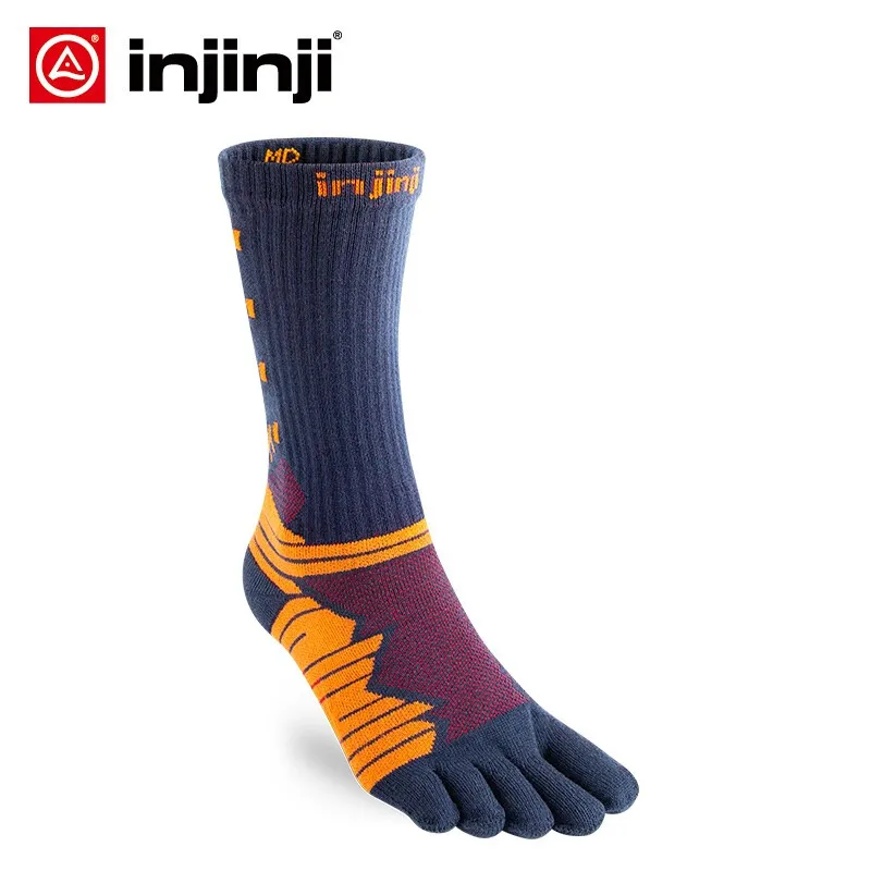 Носки INJINJI Five Finger мужские ультралегкие для бега езды на велосипеде по бездорожью|