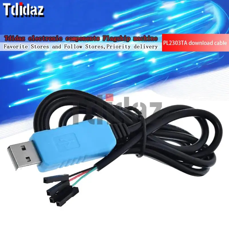 

PL2303 TA USB TTL RS232 Convert Serial Cable PL2303TA Compatible with Win XP/VISTA/7/8/8.1 better than pl2303hx