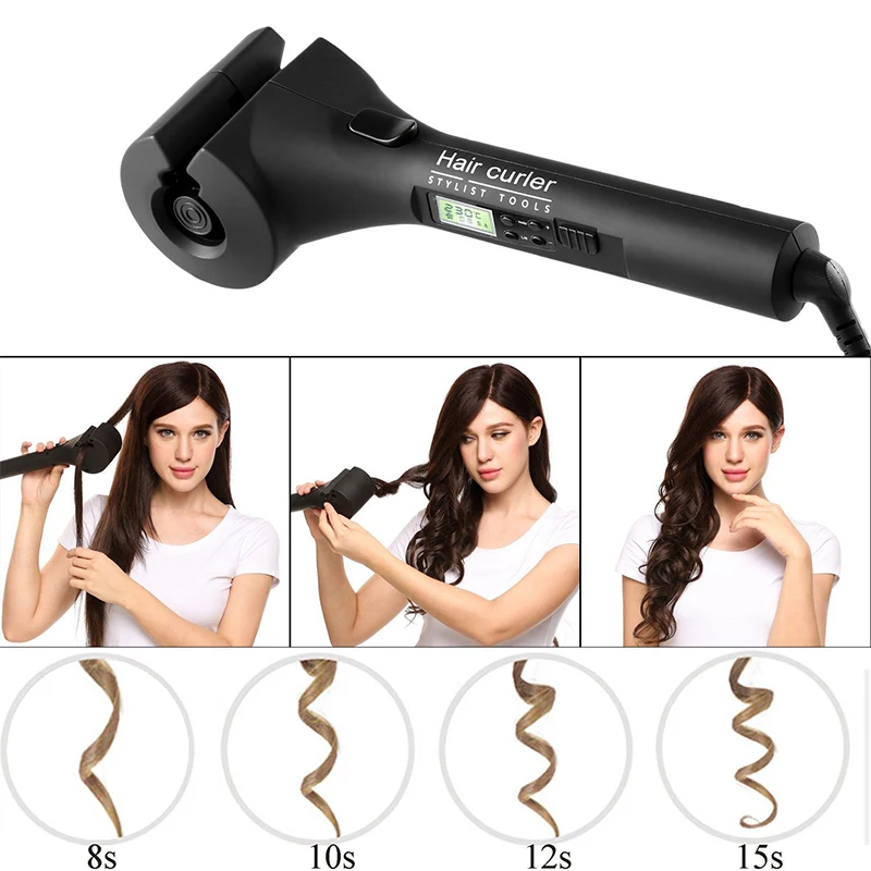 

New LCD Automatic Hair Curler Magic Curling Iron Women Wave Hair Styling Tools Ceramic Heating Anti-perm Curl Styler For Lady