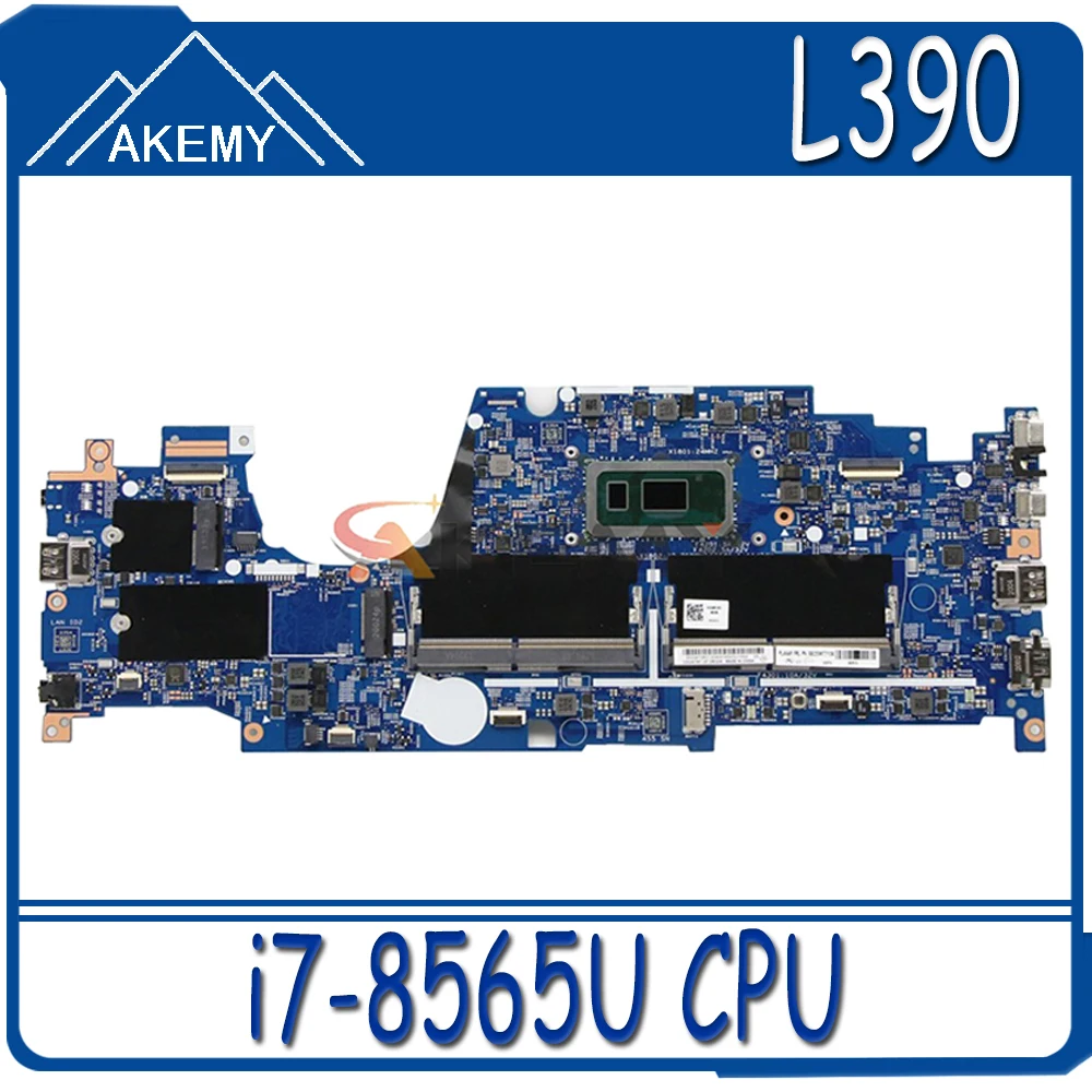 

Akemy For Lenovo ThinkPad L390 Laptop Motherboard LKL-2 MB 18724-1M 448.0FC02.001M 448.0FC02.0011 CPU i7-8565U Tested testing