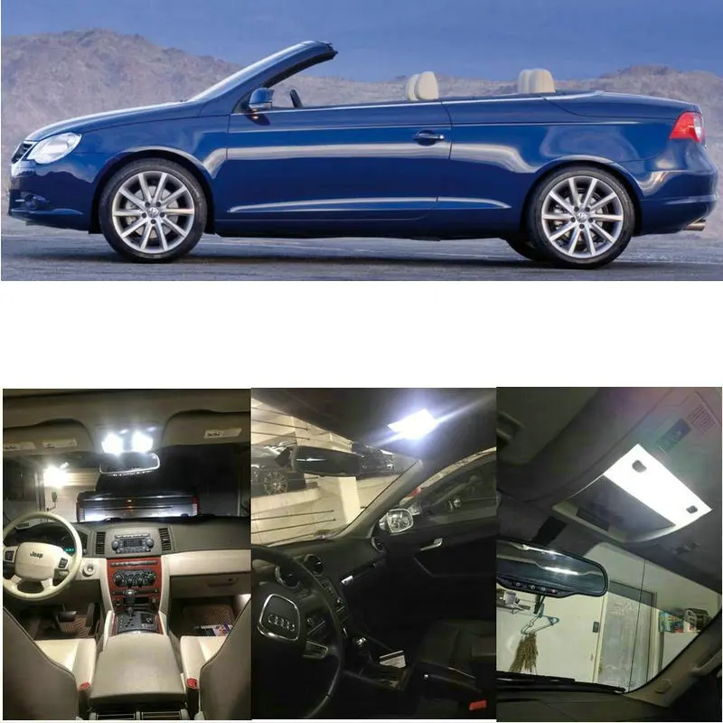 Светодиодный внутренние Автомобильные фары для VW eos 1f7 1f8 cabrio fox 5z1 5z3 хэтчбек