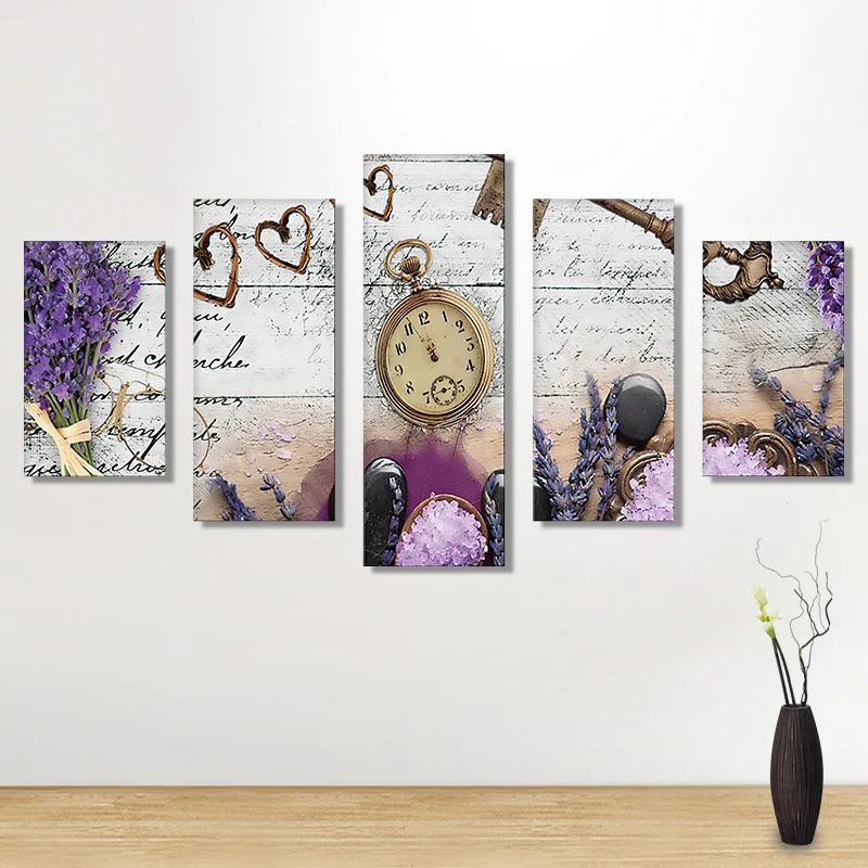 

LOVE clock 5D Diamond DIY Paintings Five Connected Pieces Paste all diamonds Diamond Painting Room Home Decoration