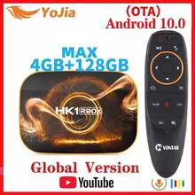 Смарт ТВ коробка Android 10 0 HK1 RBOX R1 MAX 4 Гб Оперативная память 128