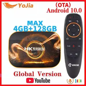 Приставка Смарт-ТВ HK1 RBOX R1 MAX, 4 + 10,0 ГБ, Android 10