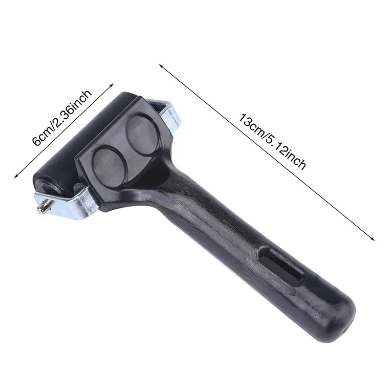 

4Pcs Rubber Brayer Roller Printing 2.36 Inch Glue Roller Roller Paint Brush Anti Skid Tape Construction Tool