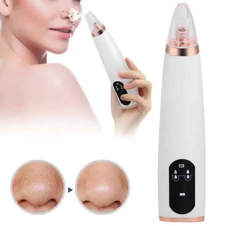 

Blackhead Remover Face Deep Pore Cleaner Acne Black Dot Extractor Electric Microcrystalline Blackhead Vacuum Skin Care Machine