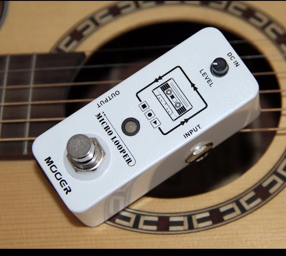 Mooer Micro looper мини-педаль с эффектом циклической записи макс. время 30 минут для