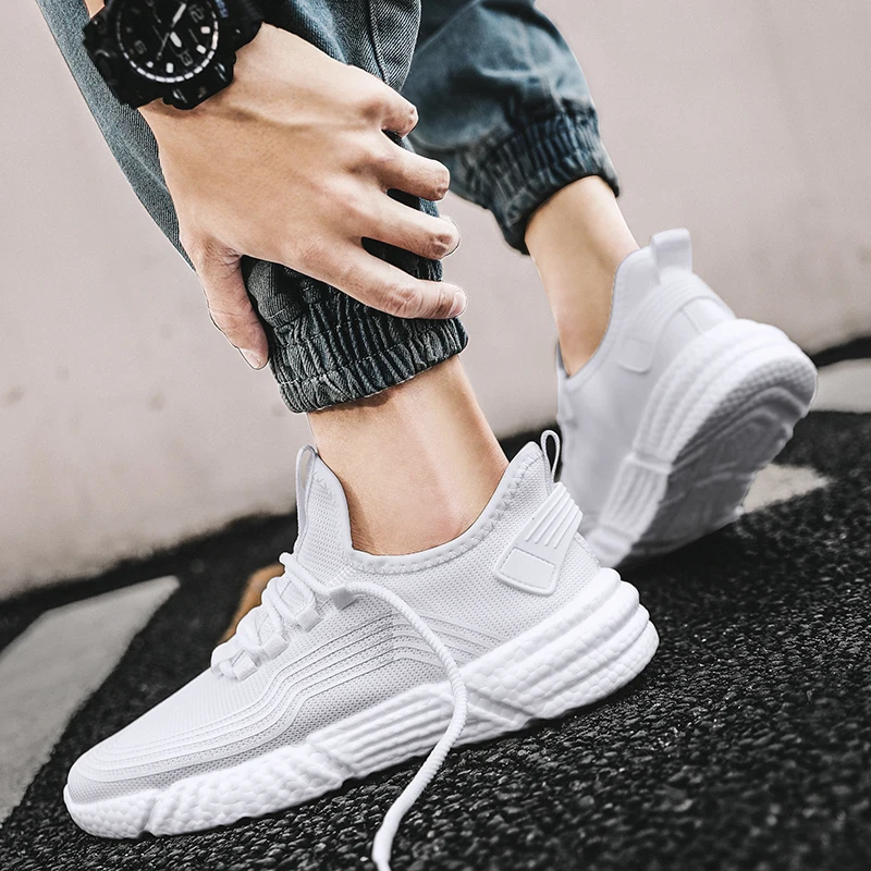 

Mens White Sneakers Mens Designer Men Sneakers Shoes Trainers Slip On Zapatillas Casual Deportivas Hombre Aire Sneaker Hip Hop