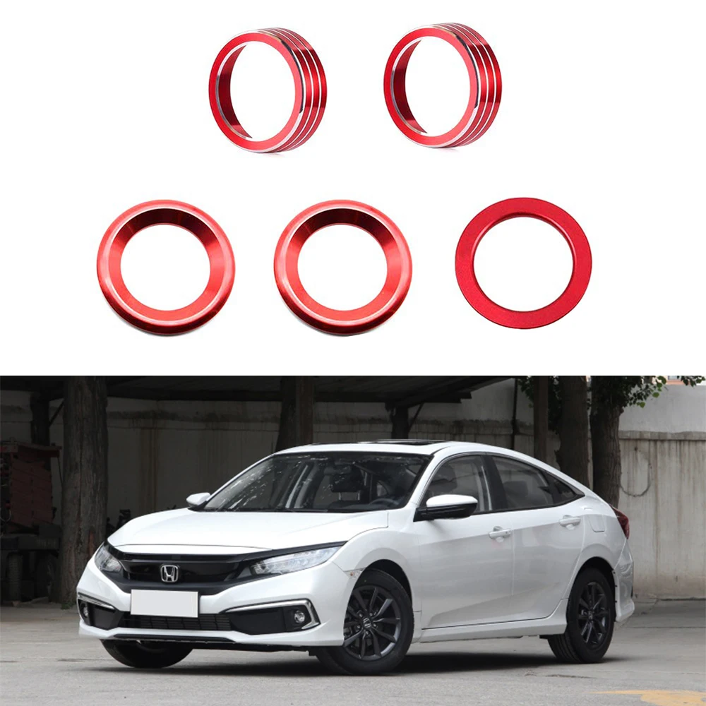 Аксессуары для Honda 10 поколение Civic контроль аудио динамик украшение кольцо ручка
