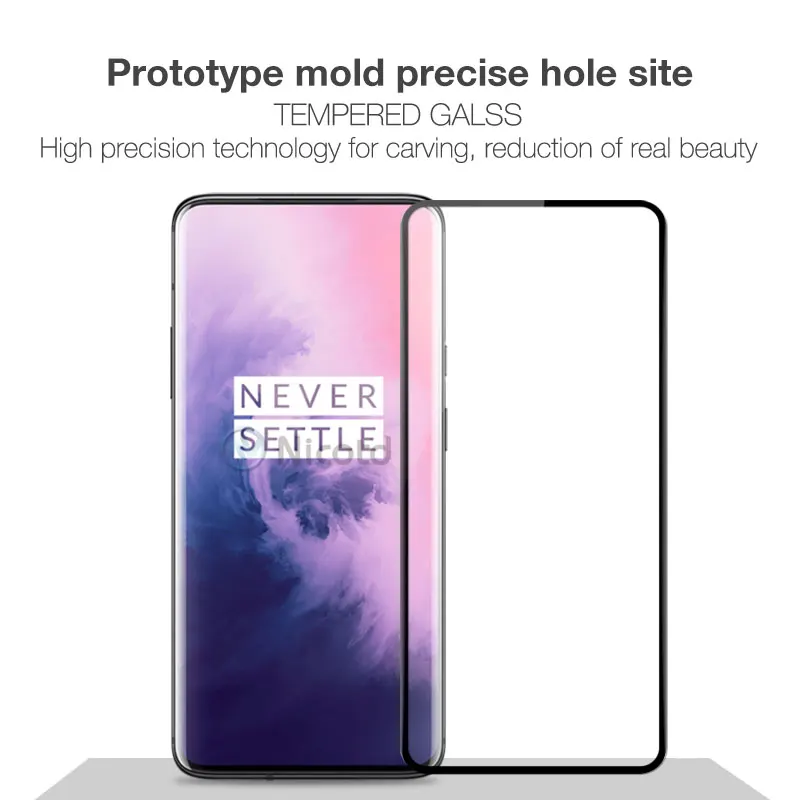 Для One Plus 7 Pro защита экрана оригинал полное покрытие никотд стекло закаленное для