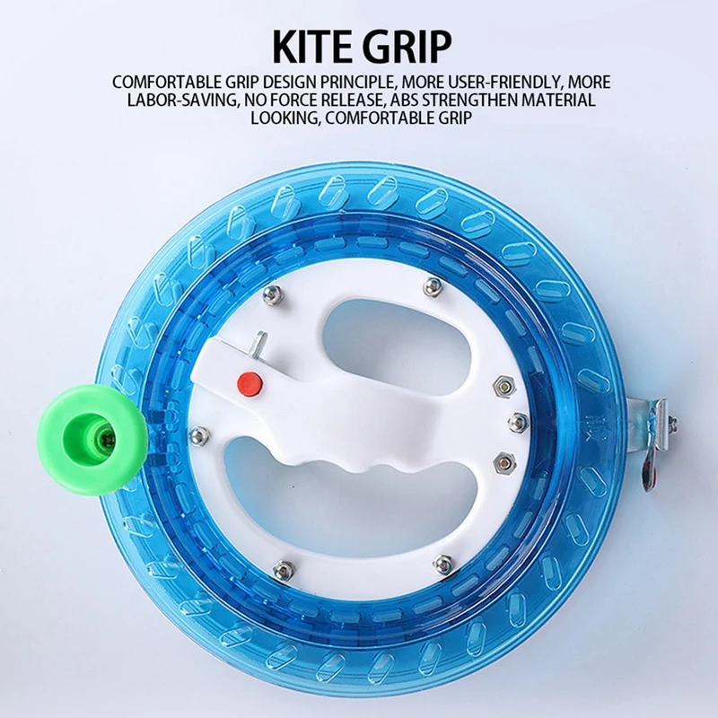 

High Qualitycrystal Children Kite Reel Abs Material Outdoor Flying Kites Wheel for Adults Eagle Kite Kiteboard with Line