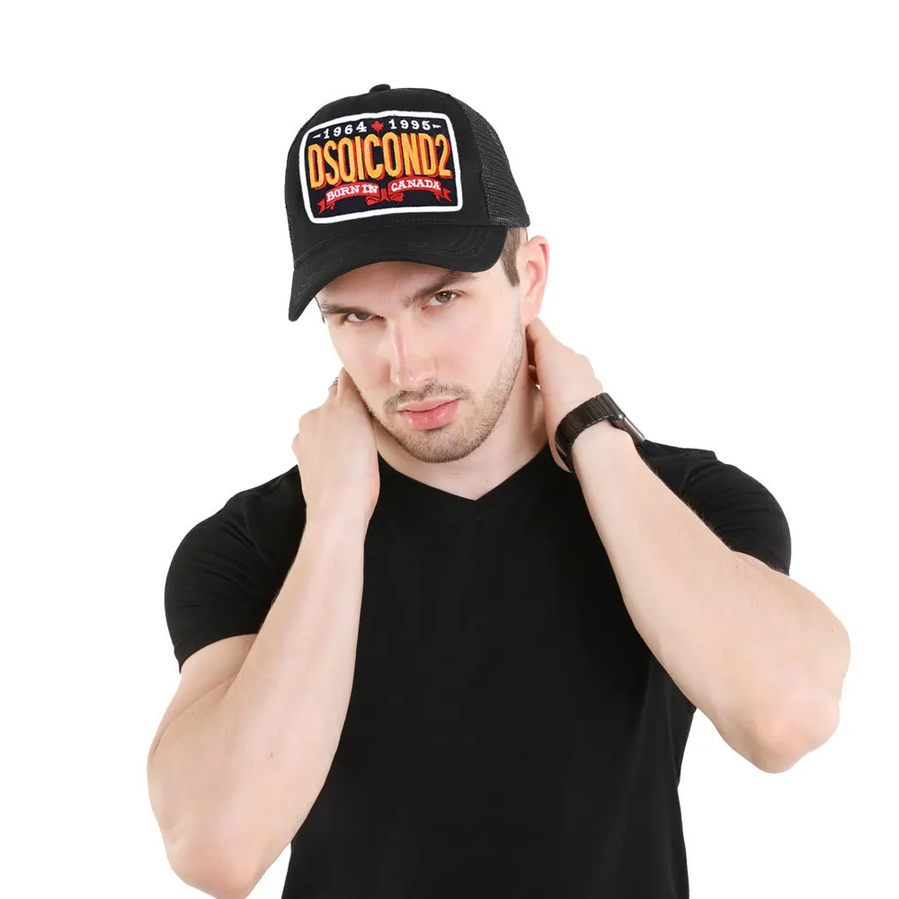 DSQ брендовые DSQICOND2 сетчатые кепки новые спортивные тракер простой для мужчин и