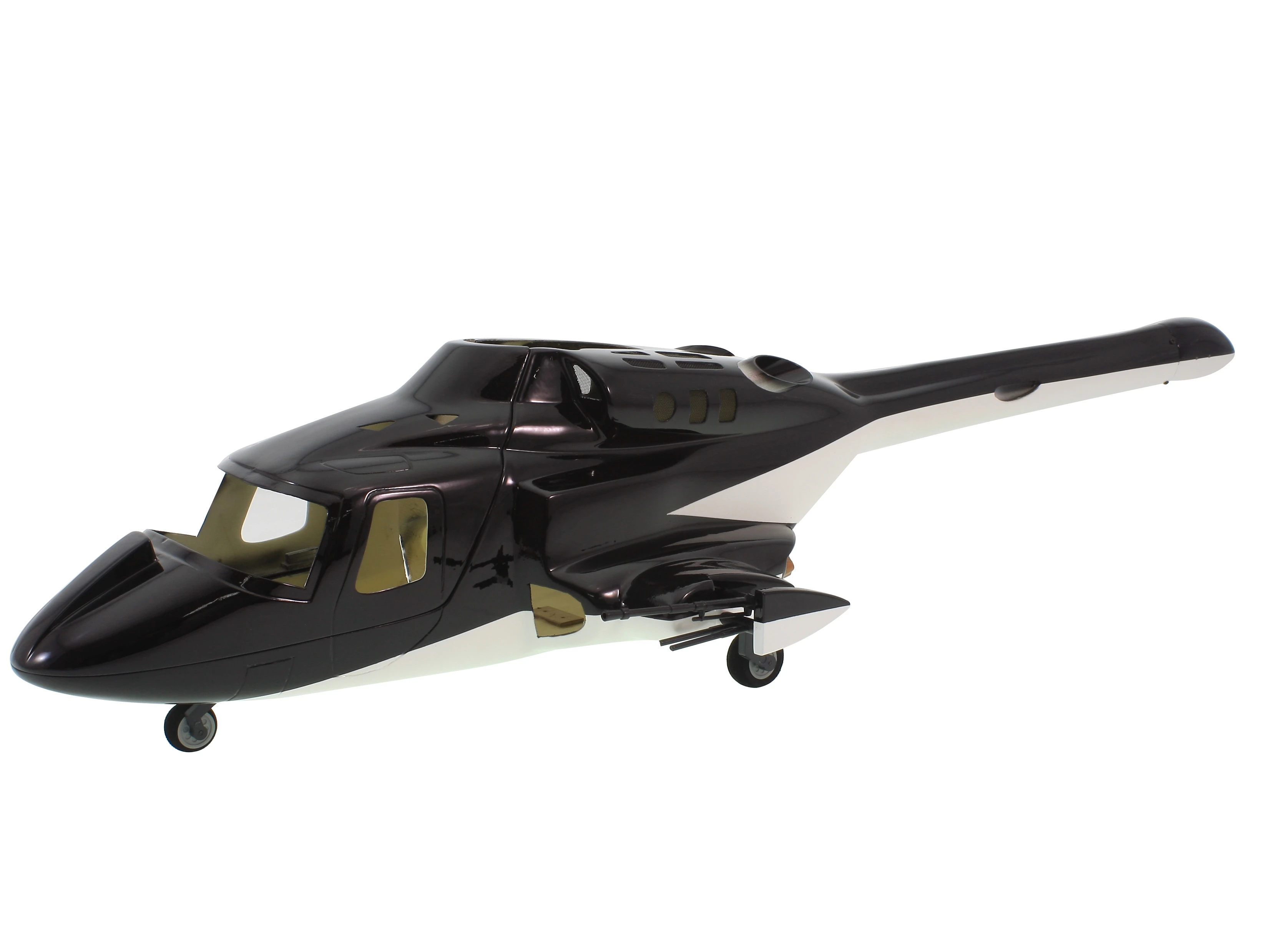 Новая версия фюзеляжа airwolf 450 v3 для вертолета Bell 222|bell 222 helicopter|airwolf 450bell |