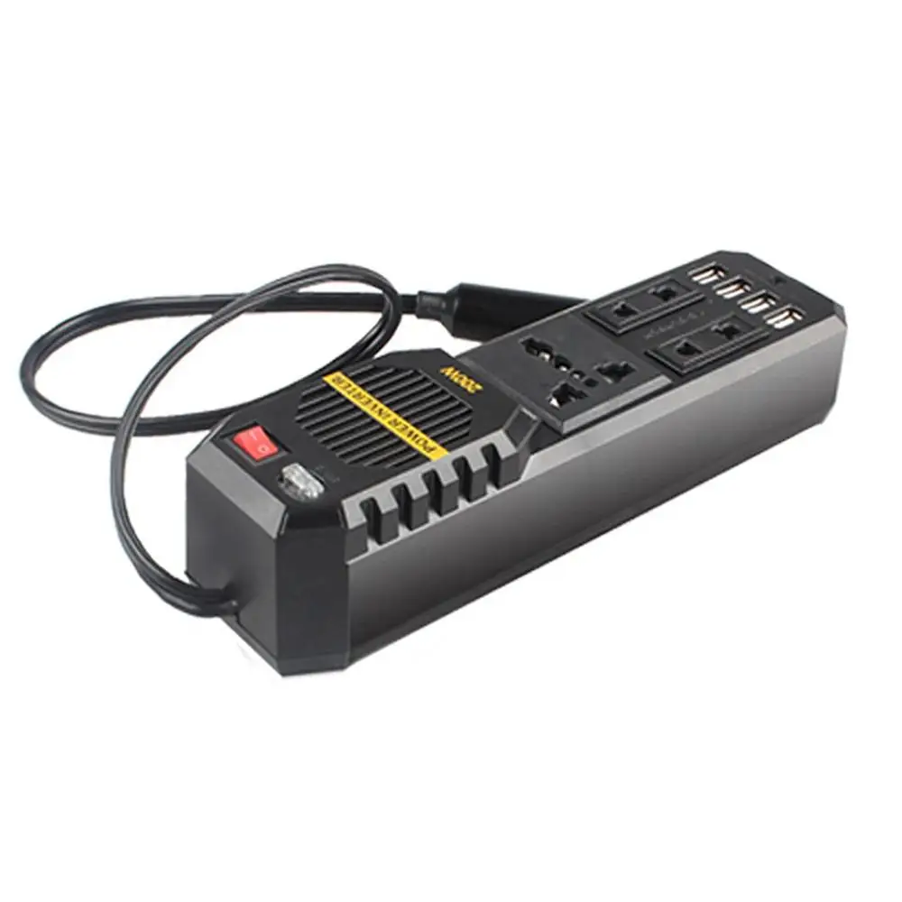 

200 W Watts Car Cigarette Inverter 12 V to 220 Volt DC to AC Converter 4 USB 3.1A Charger Wave Auto Adapter Voltage Transformer