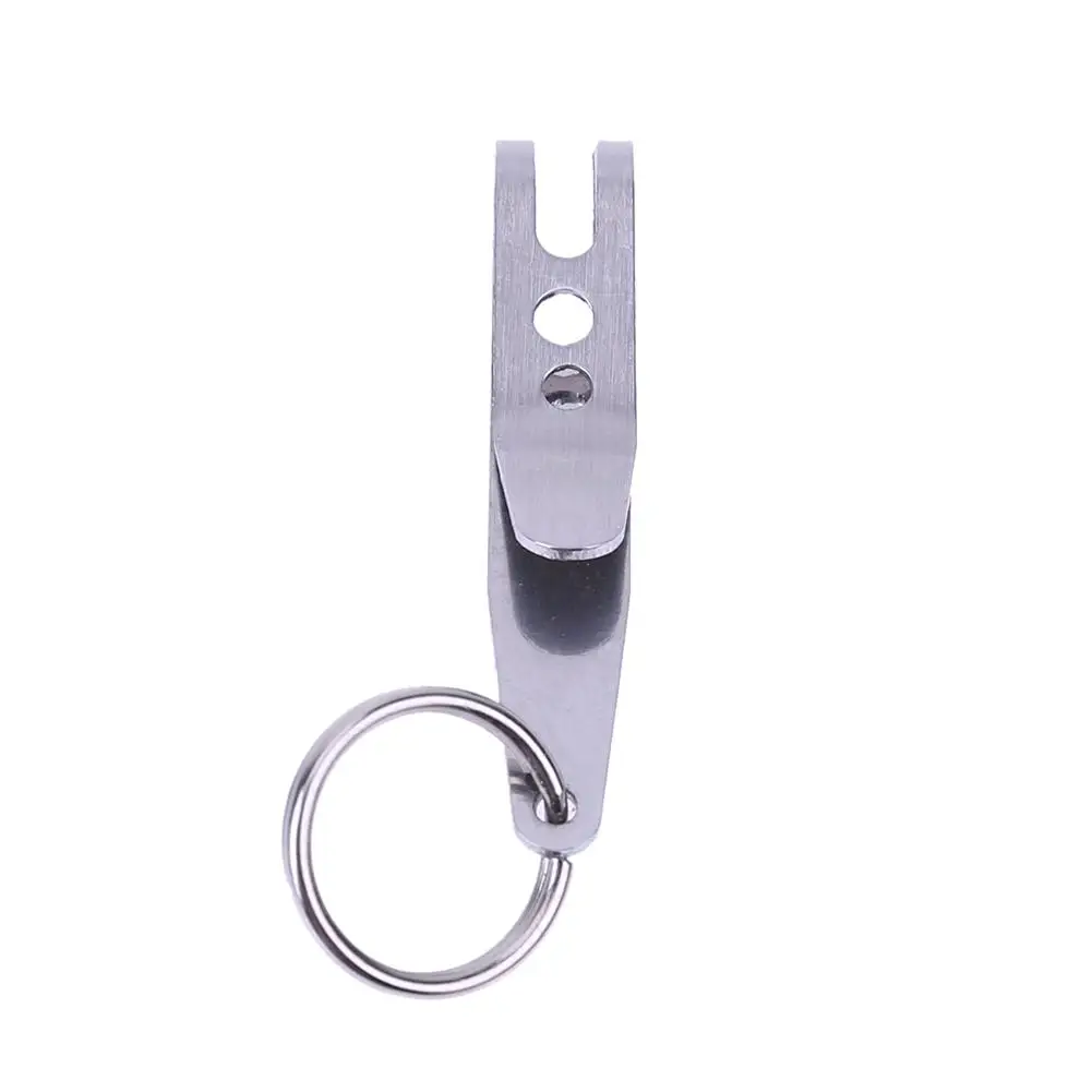 

Mini Portable Pocket Bag Suspension Clip Outdoor Camping Stainless Steel Multi Tools Multi-function Key Chain Clip Holder