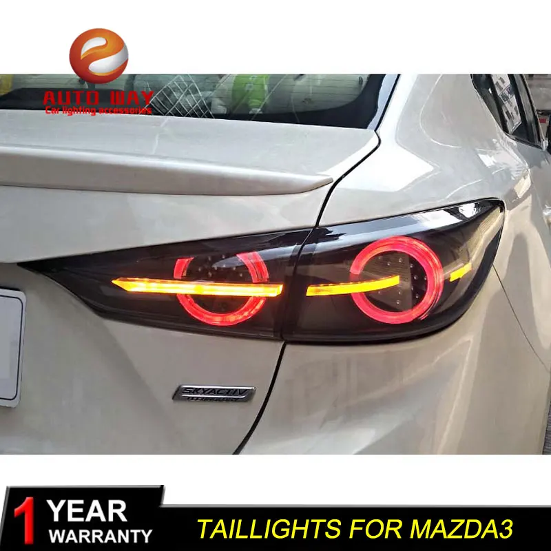 Чехол для стайлинга автомобиля Mazda 3 Mazda3 Axela M3 2014 2018 задние фонари задний