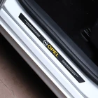 4 шт., водонепроницаемые наклейки из углеродного волокна для Opel Astra H G J Insignia Mokka Zafira Corsa OPC, автомобильные аксессуары