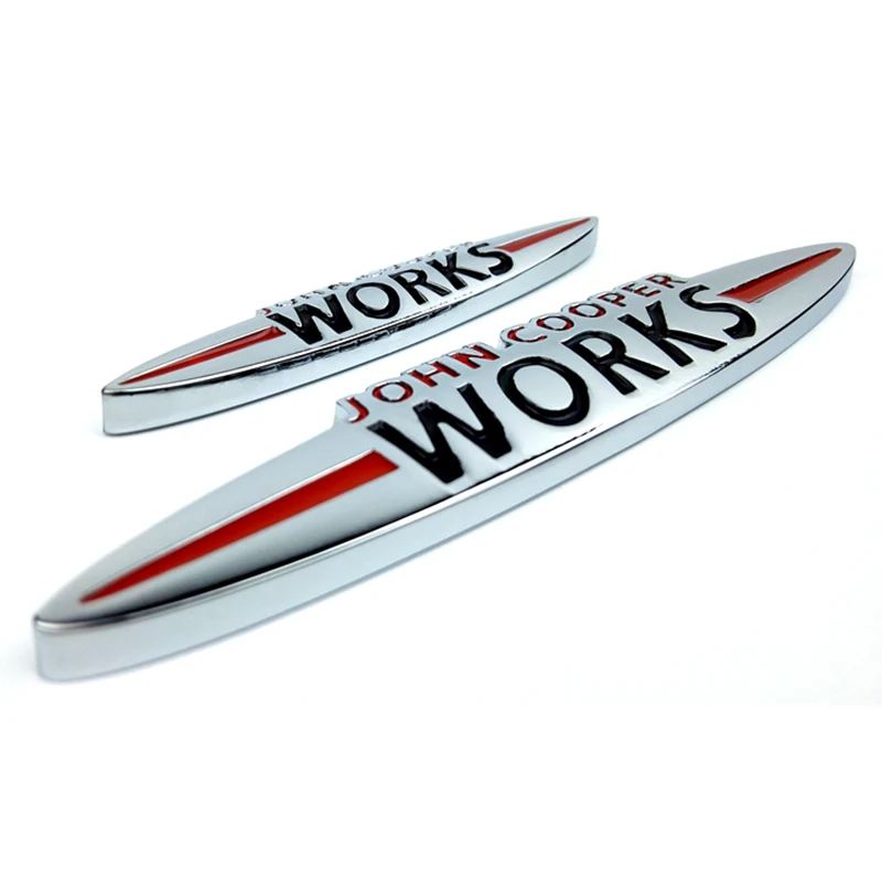 Металлическая 3d-эмблема John Cooper Works с передней решеткой значок логотипом JCW