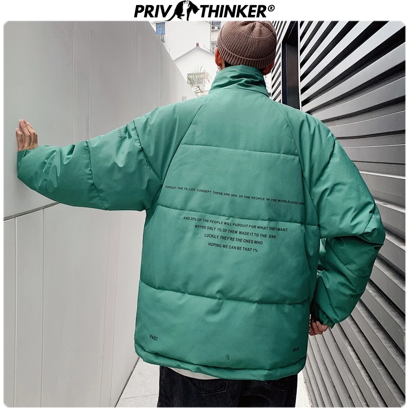 Privathinker 2019 свободные плотные зимние куртки для мужчин теплые длинные мужские