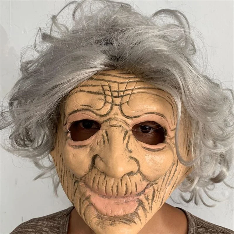 Страшная латексная маска на Хэллоуин для мужчин и женщин Реалистичная косплея