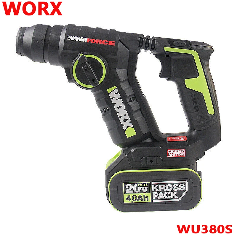Шуруповерт ударный WORX WU380S ручная электрическая дрель беспроводной