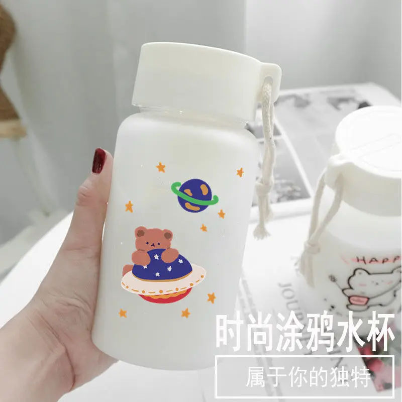 

Water cup female student Korean plastic fall resistant and fall proof