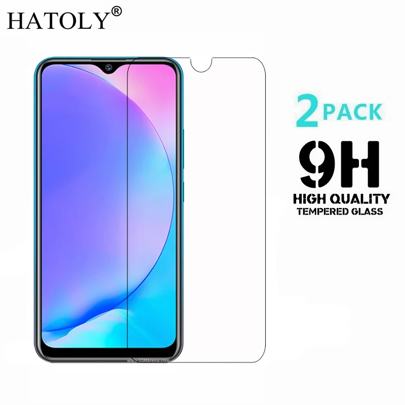 Закаленное стекло для Vivo Y17 2 шт. ультратонкая Защитная пленка Y 17 VivoY17 1902|Защитные
