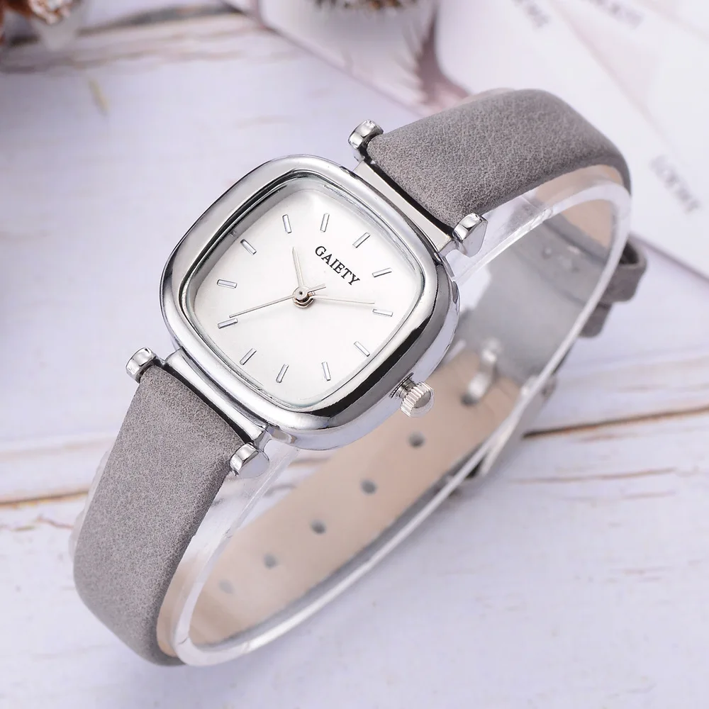 

Simple Design Ladies Watch GAIETY Brand Leather Band Dress Watches Women Fashion Casual Small Dial Clock relojes para mujer