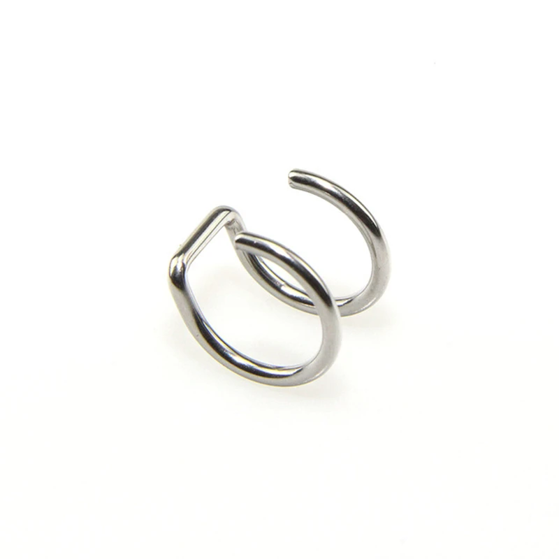 Серьги клипсы высокого качества в стиле панк модные серьги для