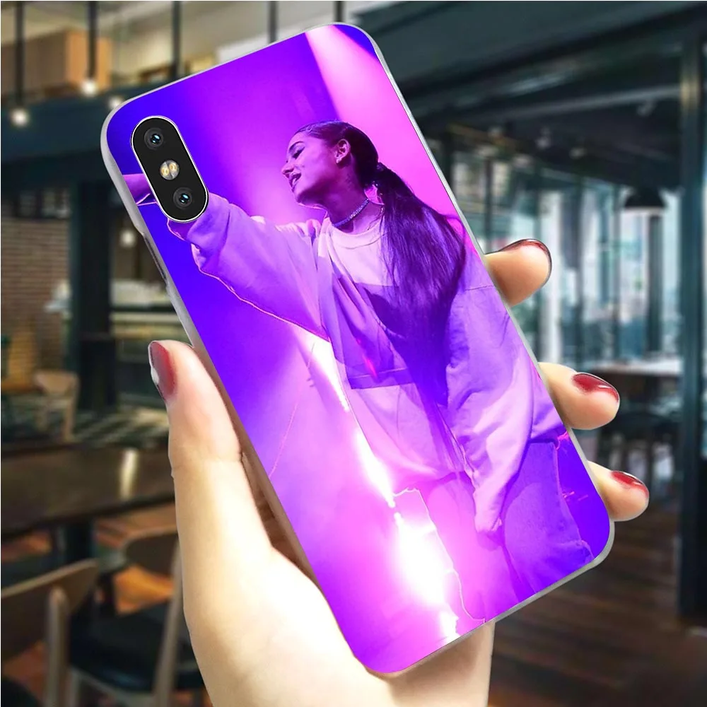 K2522011 Чехол для телефона с рисунком Ariana Grande чехол для iPhone 6 5 5S SE 6 S/6 6S Plus 7 8/7 8 Plus X XS XR Xs Max, Жесткий Чехол - Цвет: K2522011