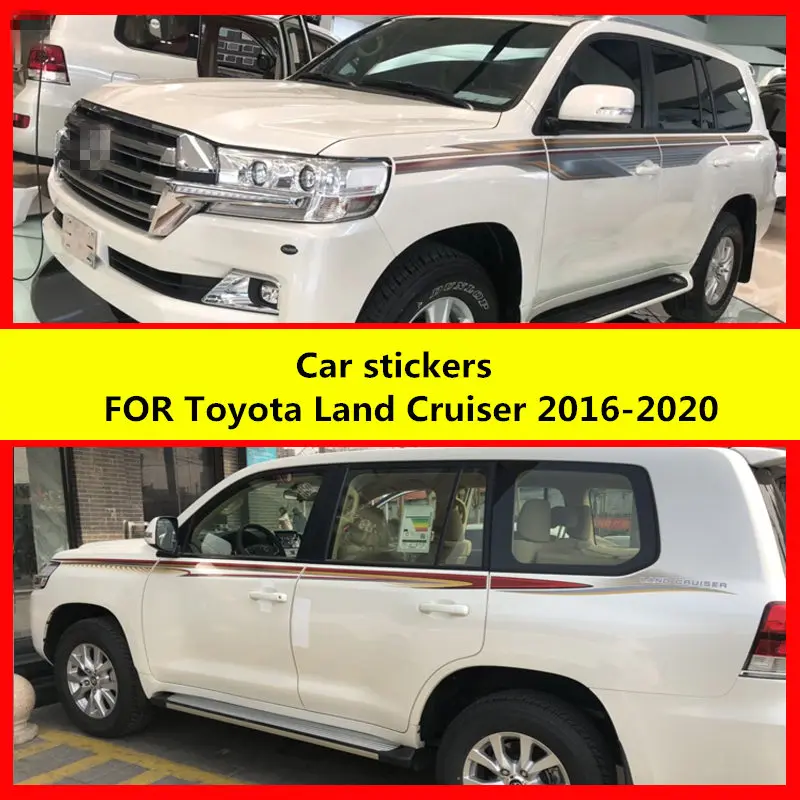 Car stickers FOR Toyota Land Cruiser 2016-2020 latest body decoration decals Land Cruiser personalized fashion stickers