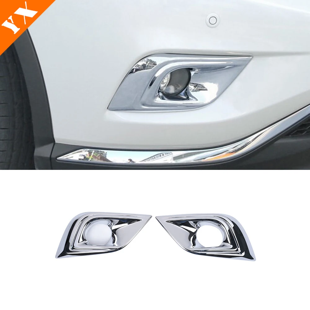 

2 шт. для Nissan Murano 2015 16 17 2018 ABS Хромированная Автомобильная Передняя Задняя задняя противотумансветильник РА Стайлинг крышка отделка Аксессуары