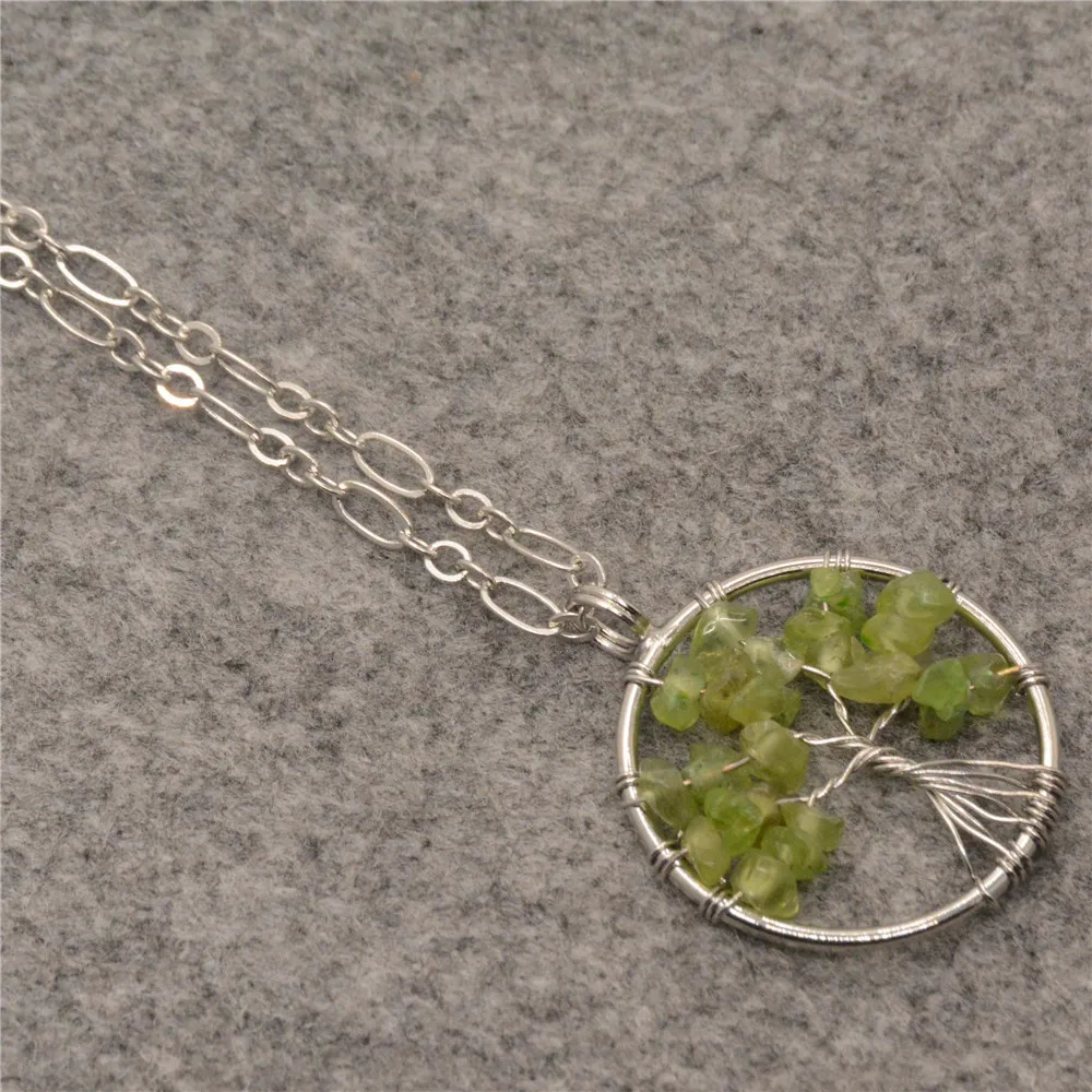 Бусины из натурального камня оливково-зеленое гравийное дерево круглой формы