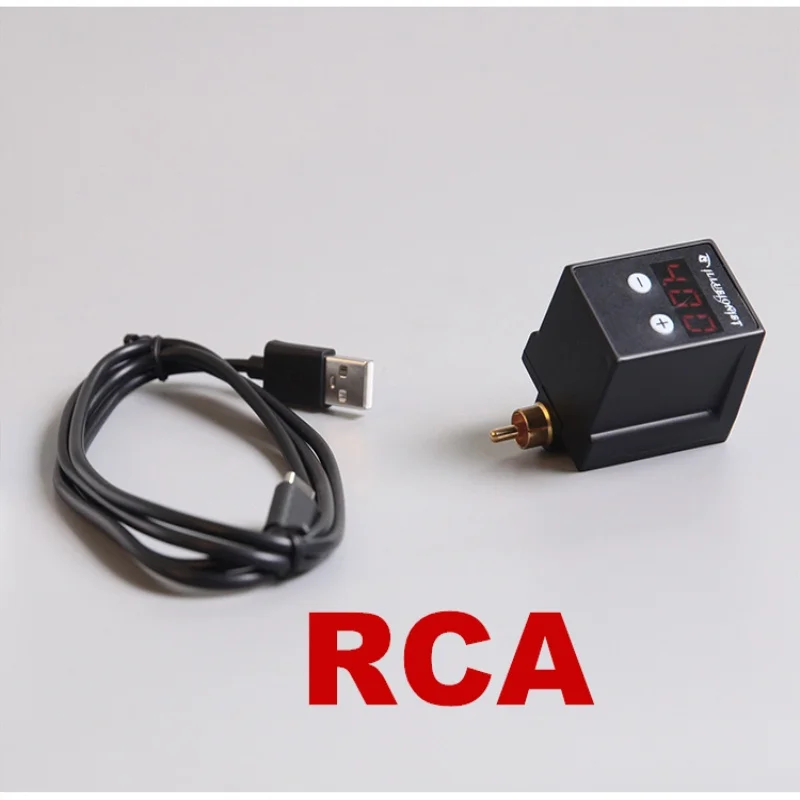 Новинка мощная Мини машинка для татуировок с разъемом RCA и питанием от