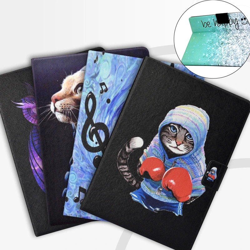 

Case For Lenovo Tab M10 10.1 inch TB-X605F TB-X605L Cover Cartoon Fundas TB-X505F TB-X505L TB-X505X tablet Leather Cases Capa