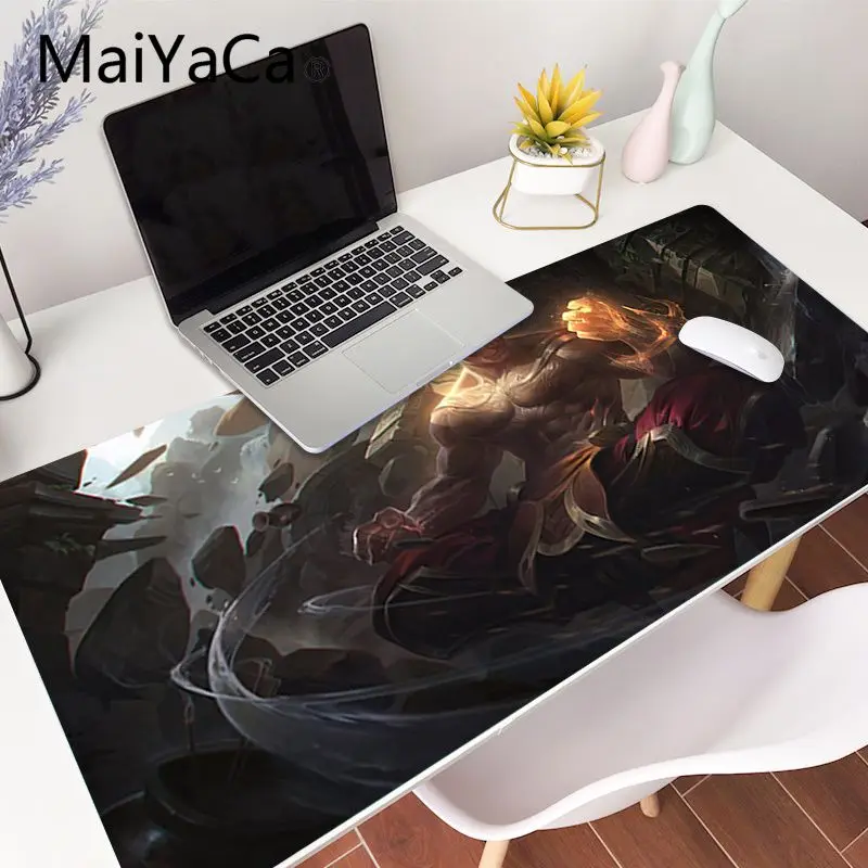 MaiYaCa 2020 новый коврик для мыши League of Legends Lee sin игровые аксессуары Клавиатура xxl