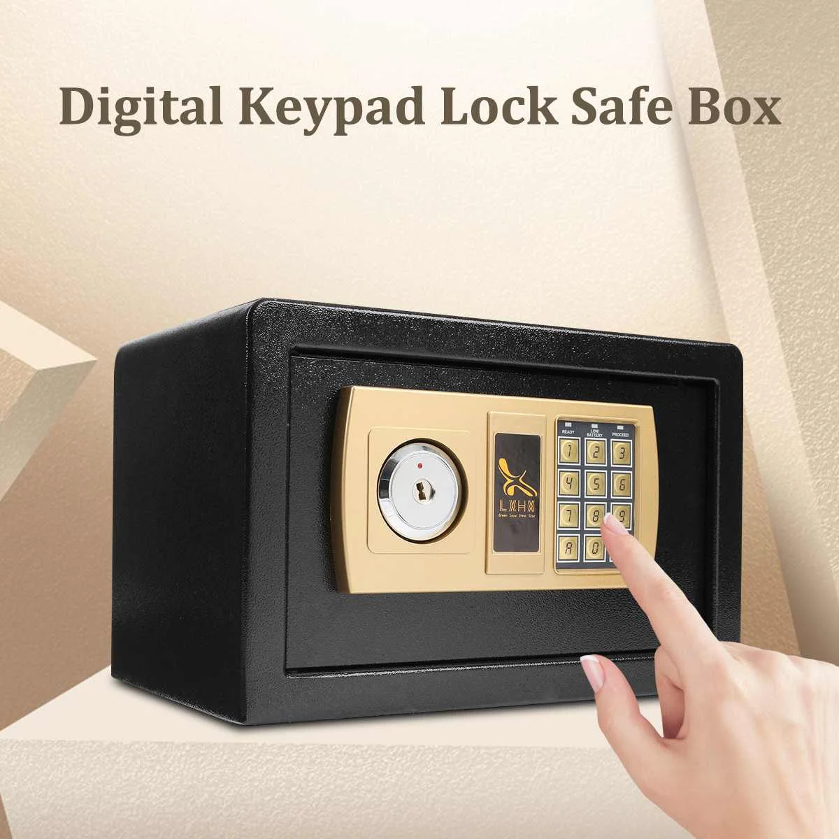 

Digital Depository Drop Cash Safe Box Jewelry Gold Electronic Password Safe Security Box For Fire Proof 310x200x200mm