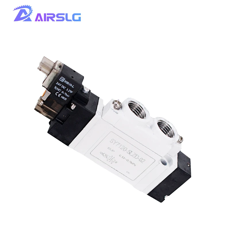 

SMC type 2 position 5 port SY5120 Pneumatic Solenoid Valve SY5120-5lzd-01/sy7120-5lzd-02 9120-5lzd-03 solenoid directional valve