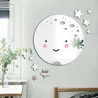 butterfly wall sticker star decorative wall sticker cloud wall sticker swan cartoon decoration mirror sticker for children room