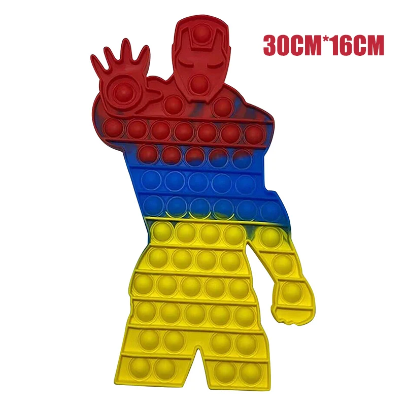 Popete большой размер 20 см 40 Радужный Пузырь Игрушки для взрослых игрушка снятия
