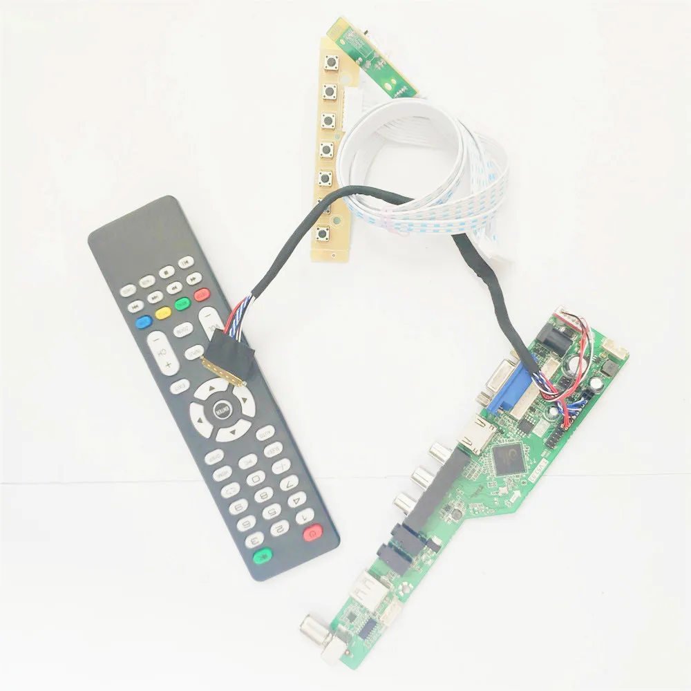 Для LP140WD2 TLD3/TLD4 14 &quotT.V53 экран плата контроллера ноутбук ПК VGA + совместимому с HDMI AV