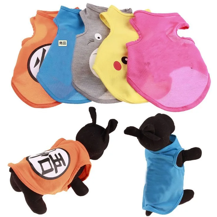 Жилет для домашних животных собака котенок весна и лето футболка одежда чихуахуа