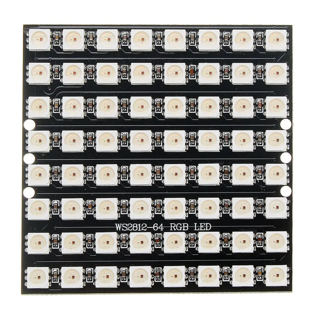 

WS2812B Matrix 4-Pin WS2812 LED Chip & Heatsink 5V 5050 WS2811 IC Built-in 100pcs IC Built-in White 4-pin Board