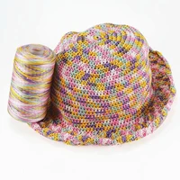 100gball knitting threads polyester cords diy hat slippers wool ball crochet diy material bag wool hand woven bag wholesale