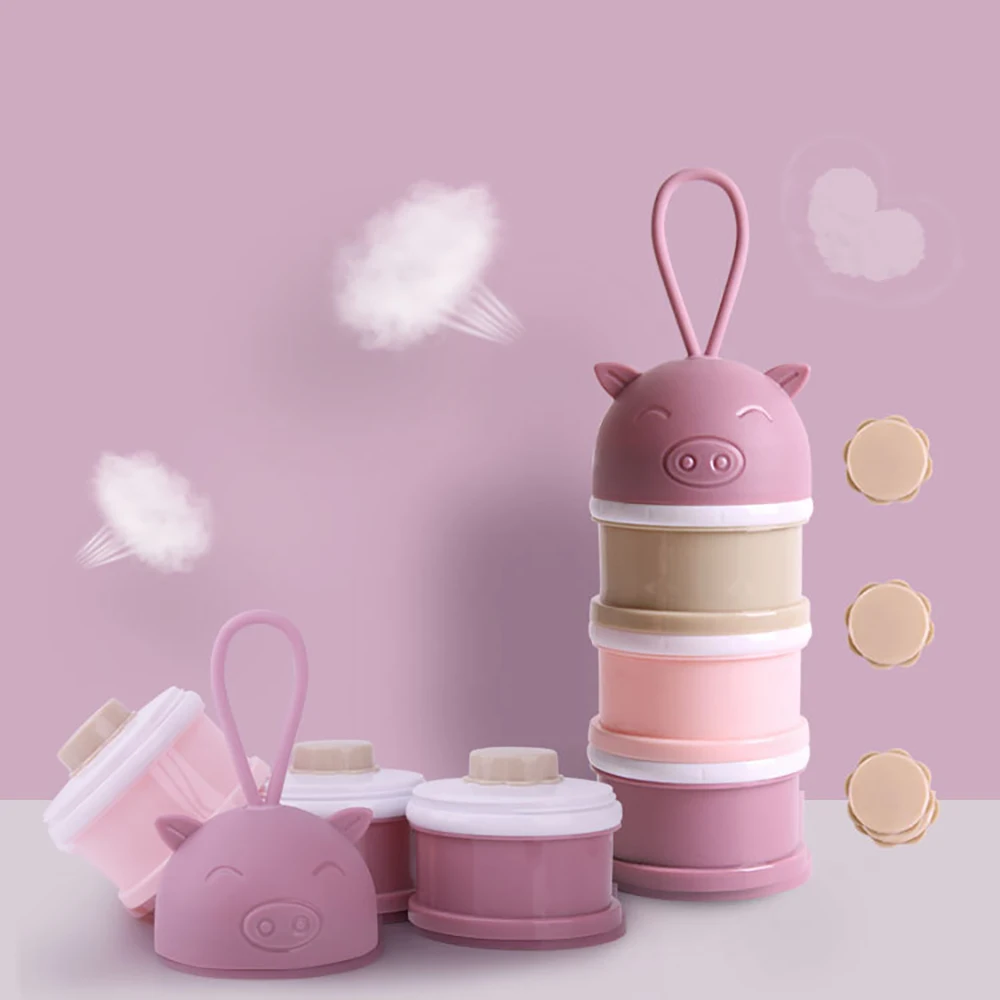 3/4 слойный полипропилен силикон хранение детских продуктов закуска сухое молоко