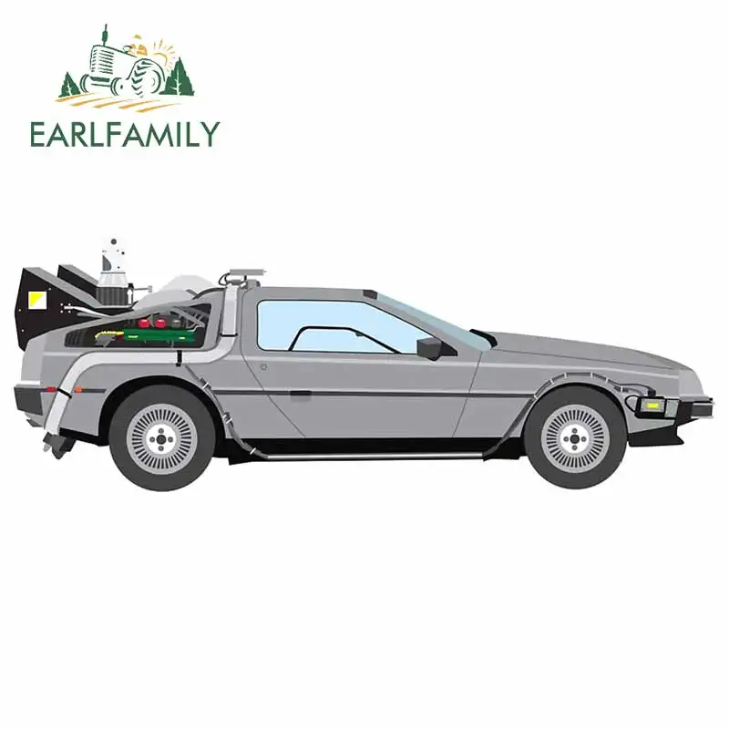 

EARLFAMILY, 13 см x 4,9 см, черная крутая фотонаклейка, индивидуальная фотография, для холодильника, RV, Стайлинг автомобиля