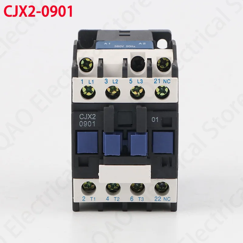 CJX2 0901 LC 660V 9A 3 канальный P + N NC DIN Rail AC контактор переменного тока 24V 36V 110V 220V 380V