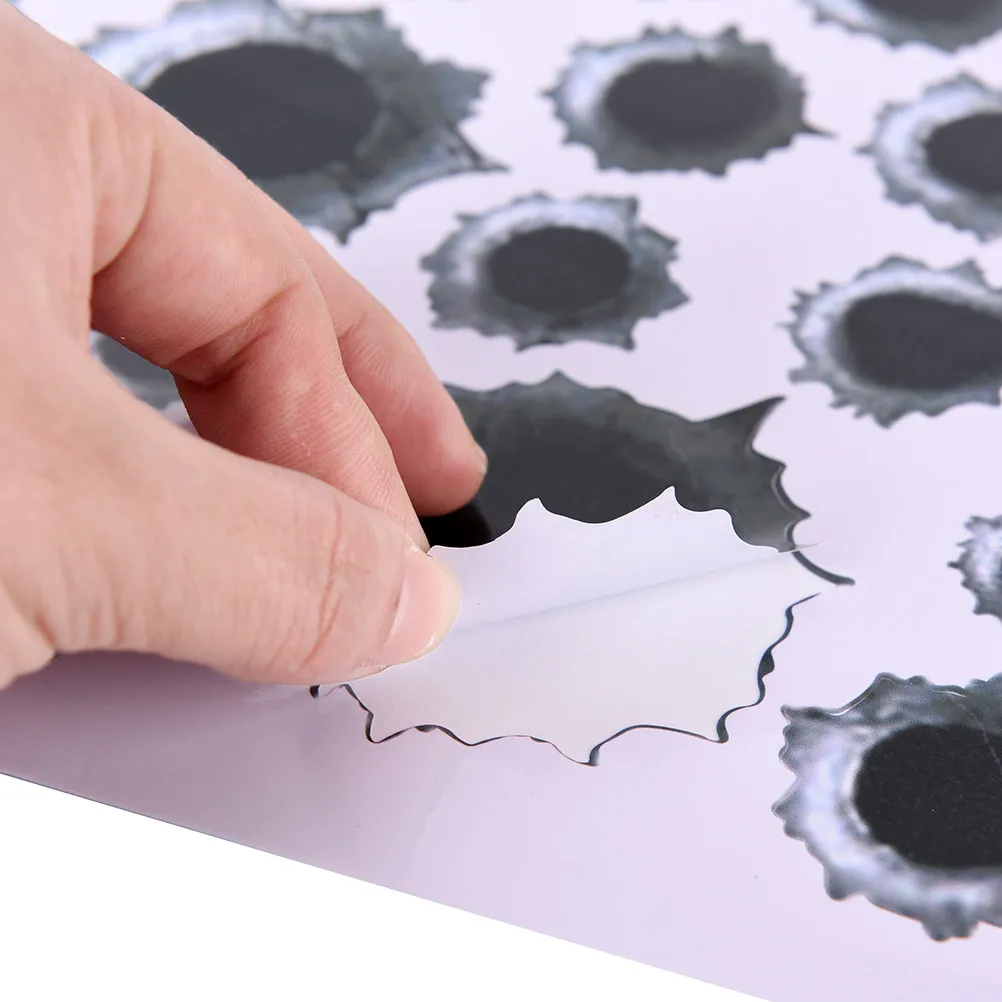 Модный креативный автомобильный Стайлинг 3D Искусственные пули отверстие